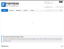 Tablet Screenshot of fortrend.com.tr